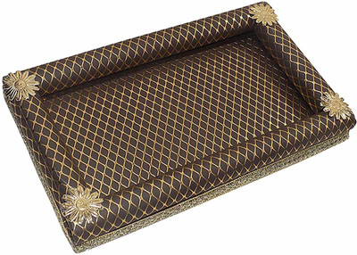 AASA Handmade Designer Tray Gift Pack Use for Dry Fruits Gifting Purposes On Wedding Anniversary Diwali Navratri Occasion Tray(Tray)