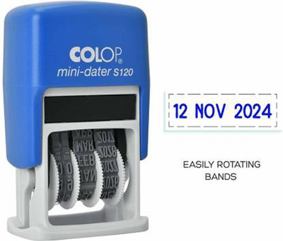 colop DATE STAMP SELF INK(MIDIUM, BLUE)