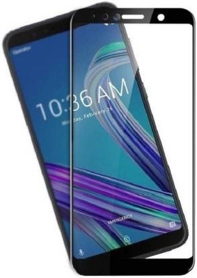 DSCASE Edge To Edge Tempered Glass for Asus ZenFone Max M1(Pack of 1)