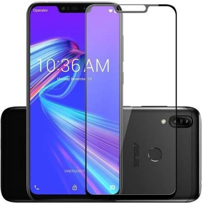 DSCASE Edge To Edge Tempered Glass for Asus Zenfone Max M2(Pack of 1)