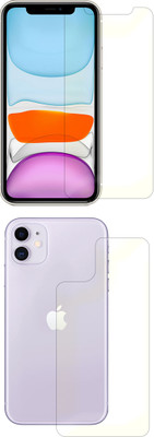 FashionCraft Front and Back Tempered Glass for Apple iPhone 11(Pack of 2)