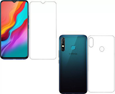 FashionCraft Front and Back Screen Guard for Infinix Hot 8, Flexible screen guard(Pack of 2)
