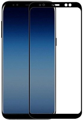 MOBIRUSH Edge To Edge Tempered Glass for Samsung A6(Pack of 1)