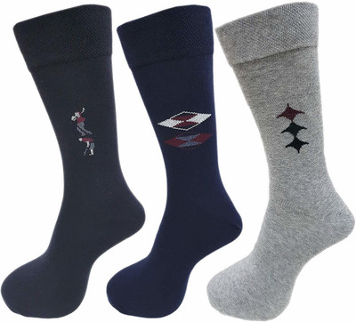 RC. ROYAL CLASS Men & Women Printed Calf Length(Pack of 3)
