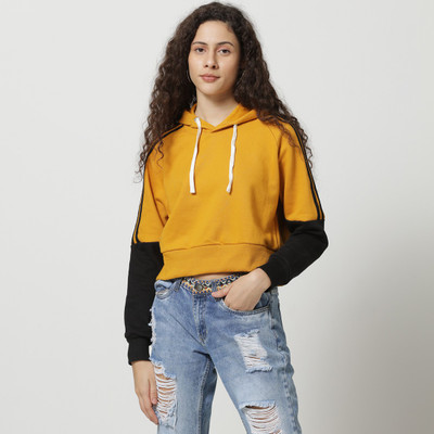 METRONAUT Full Sleeve Solid Women Sweatshirt