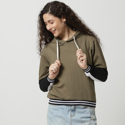 METRONAUT Full Sleeve Solid Women Sweatshirt