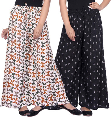 Aawari Regular Fit Women Multicolor Trousers