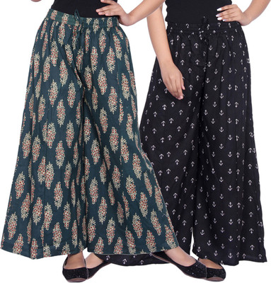 Aawari Regular Fit Women Multicolor Trousers