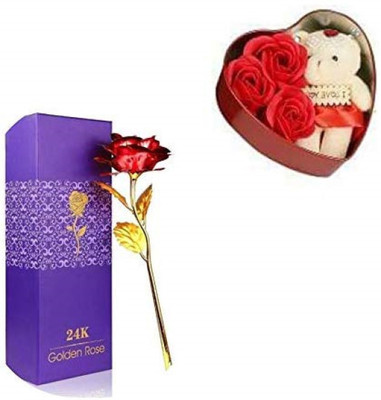ASHIRWAD Artificial Flower Gift Set