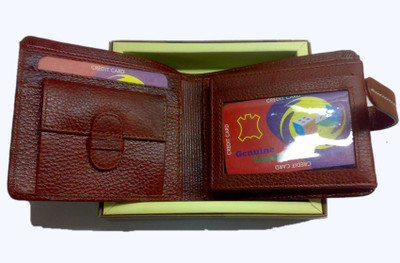 10% OFF on PE Men Casual, Formal Tan Genuine Leather Wallet(8 Card Slots) 10% OFF on PE Men Casual, Formal Tan Genuine Leather Wallet(8 Card Slots)