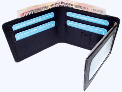 7% OFF on PE Men Casual, Formal Black Genuine Leather Wallet(9 Card Slots) 7% OFF on PE Men Casual, Formal Black Genuine Leather Wallet(9 Card Slots)