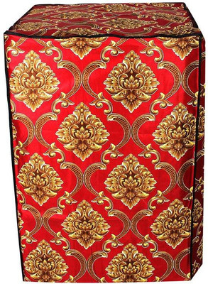 CASA FURNISHING Top Loading Washing Machine  Cover(Width: 61 cm, Red)