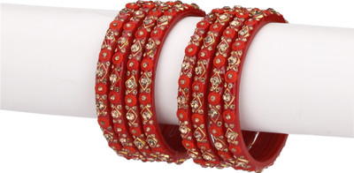AFAST Glass Bangle Set(Pack of 8)