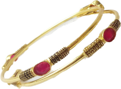 AARTISAI Alloy Gold-plated Bangle Set(Pack of 2)