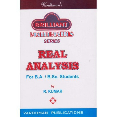 Real analysis (BSC/BA)  - MTE-06(English, Paperback, R kumar)