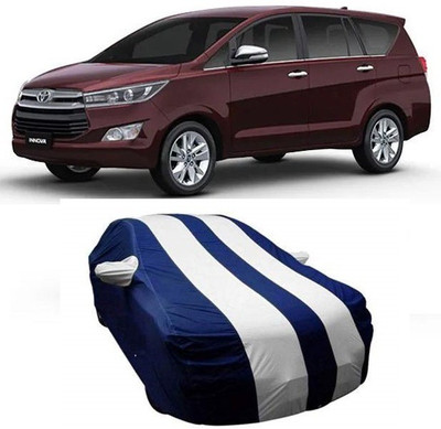 SA GROUP Car Cover For Toyota Innova Crysta (With Mirror Pockets)(Multicolor)