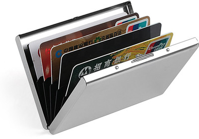 Flipkart SmartBuy FSB-Plain ATM 6 Card Holder(Set of 1, Silver)