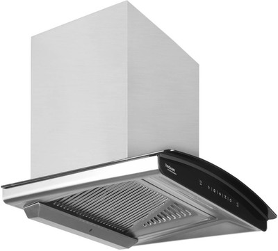Hindware Nadia 60cm 1200m cube/hr Filterless Motion Sensor Auto Clean Wall Mounted Chimney(Silver 1350 CMH) Hindware Nadia 60cm 1200m cube/hr Filterless Motion Sensor Auto Clean Wall Mounted Chimney(Silver 1350 CMH)