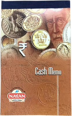nayan Cash Memo (100Sheet) Regular Memo Pad Ruling 100 Pages(Multicolor, Pack of 4)