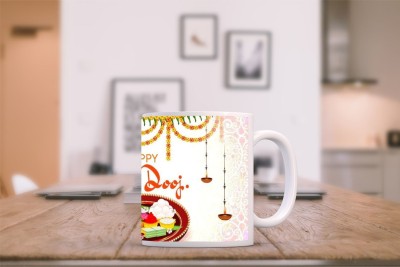 Sudesh BHAI DOOJ MUG Ceramic Coffee Mug(350 ml)