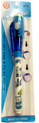 Ishstar Invisible Ink Pen  Multi-function Pen(Ink Color - Blue)