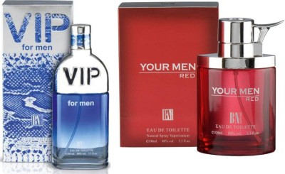 BN PARFUMS VIP FOR MEN & YOUR MEN RED Perfume Gift Pack Eau de Toilette  -  200 ml(For Men)