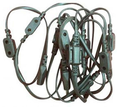 EmmEmm 19 in 1 Diwali String Light Jointer for Connecting 19 Diwali Sring Lights in 1 Wire Connector(Multicolor, Pack of 1)