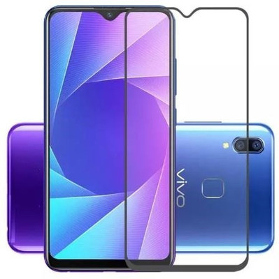 ISTAMBH Edge To Edge Tempered Glass for Vivo Y91C(Pack of 1)