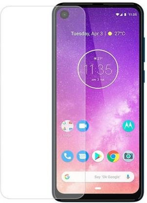 DSCASE Tempered Glass Guard for Motorola One Action(Pack of 1)