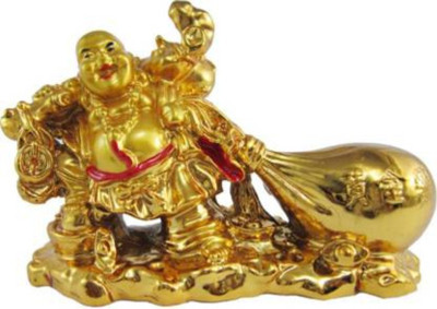 saburi Decorative Showpiece  -  10.3 cm(Polyresin, Gold)