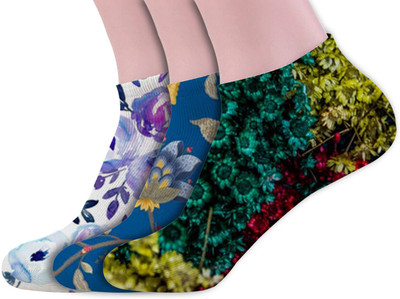 mefunky Women Printed Ankle Length(Pack of 3)