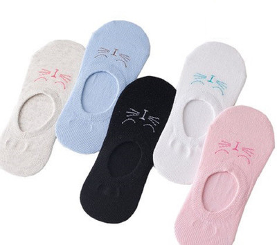 FOXSTON Men & Women Self Design, Printed Low Cut(Pack of 5)