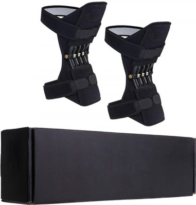 Wonder World ™ Spring Joint Brace Pad Fitness Sports Protector Knee Support(Black)