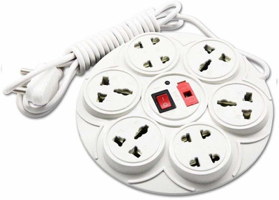 kohli groups Socket Extension Boards 6  Socket Extension Boards(White, 2 m)