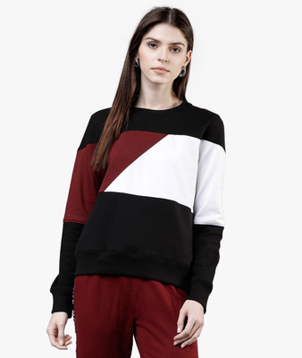 Tokyo Talkies Full Sleeve Solid Women Sweatshirt