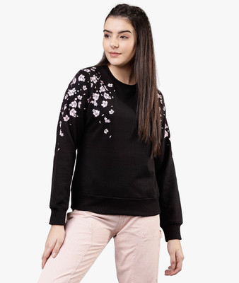 Tokyo Talkies Full Sleeve Solid Women Sweatshirt