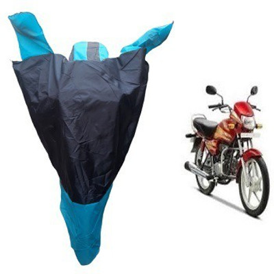 Frap Two Wheeler Cover for Hero(HF Deluxe, Blue)