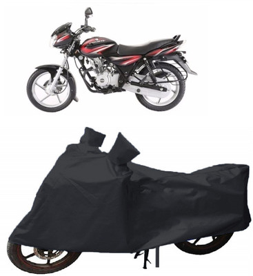 Shree ji traders Two Wheeler Cover for Bajaj(Discover 125 DTS-i, Black)