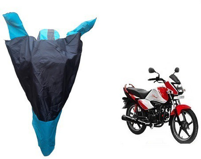 Frap Two Wheeler Cover for Hero(Splendor, Blue)