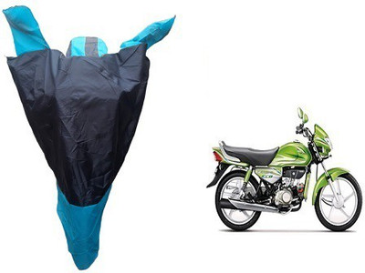Frap Two Wheeler Cover for Hero(HF Deluxe, Blue)