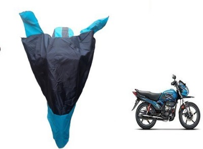 Frap Two Wheeler Cover for Hero(Passion Pro TR, Blue)