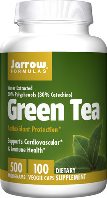 Jarrow Formulas Green Tea, 500 mg, 100 Veggie Caps(100 No)