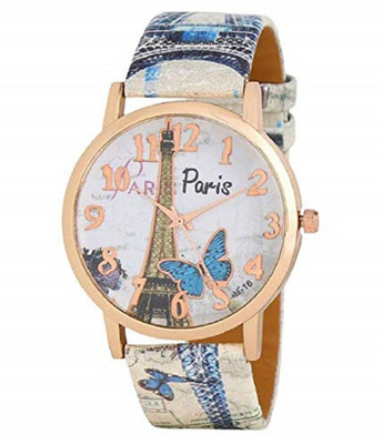 selicon velly PERIS_BLUE Paris Stylish Limited Edition Designer Analog Watch for Women/Girls Blue Analog Watch - For Girls
