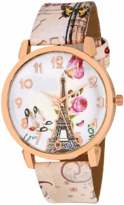 selicon velly PERIS_PINK Paris Stylish Limited Edition Designer Analog Watch for Women/Girls Pink Analog Watch - For Girls
