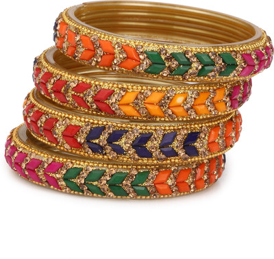 AFAST Glass Bangle(Pack of 4)