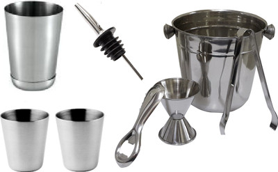 Dynore 8 - Piece Bar Set(Stainless Steel)