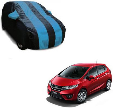 Flipkart SmartBuy Car Cover For Honda Jazz (With Mirror Pockets)(Blue, Black, For 2015 Models)