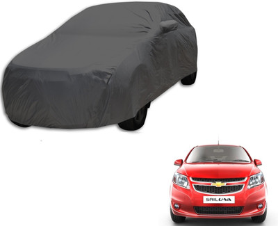 Flipkart SmartBuy Car Cover For Chevrolet UVA (With Mirror Pockets)(Grey)