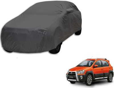 Flipkart SmartBuy Car Cover For Toyota Etios Cross (With Mirror Pockets)(Grey)