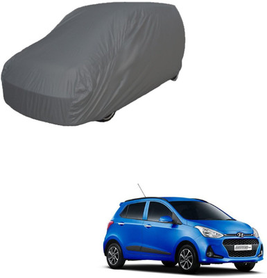 SS Mart Car Cover For Hyundai i10 (Without Mirror Pockets)(Grey)